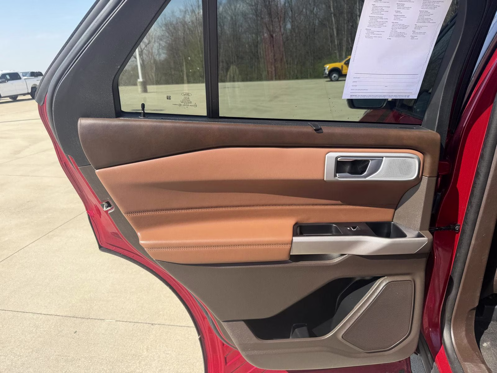2023 Rapid Red Metallic Tinted Clearcoat Ford Explorer King Ranch 4X4 SUV