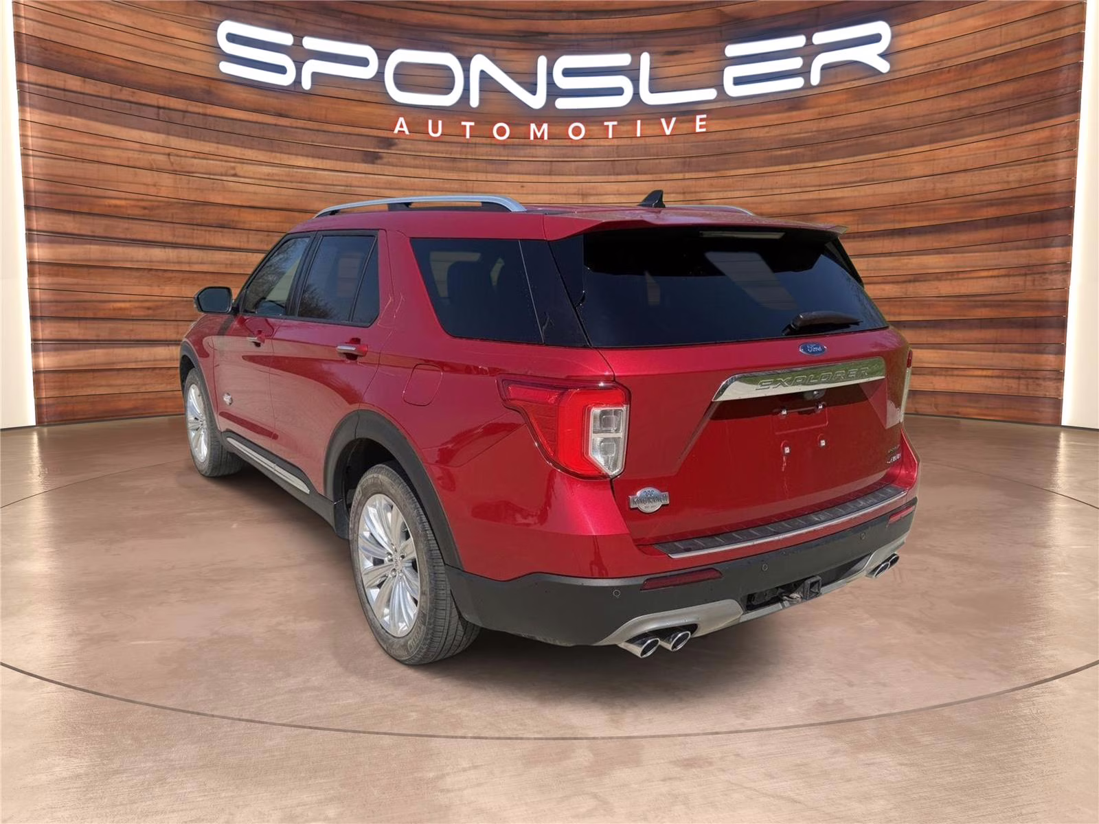 2023 Rapid Red Metallic Tinted Clearcoat Ford Explorer King Ranch 4X4 SUV