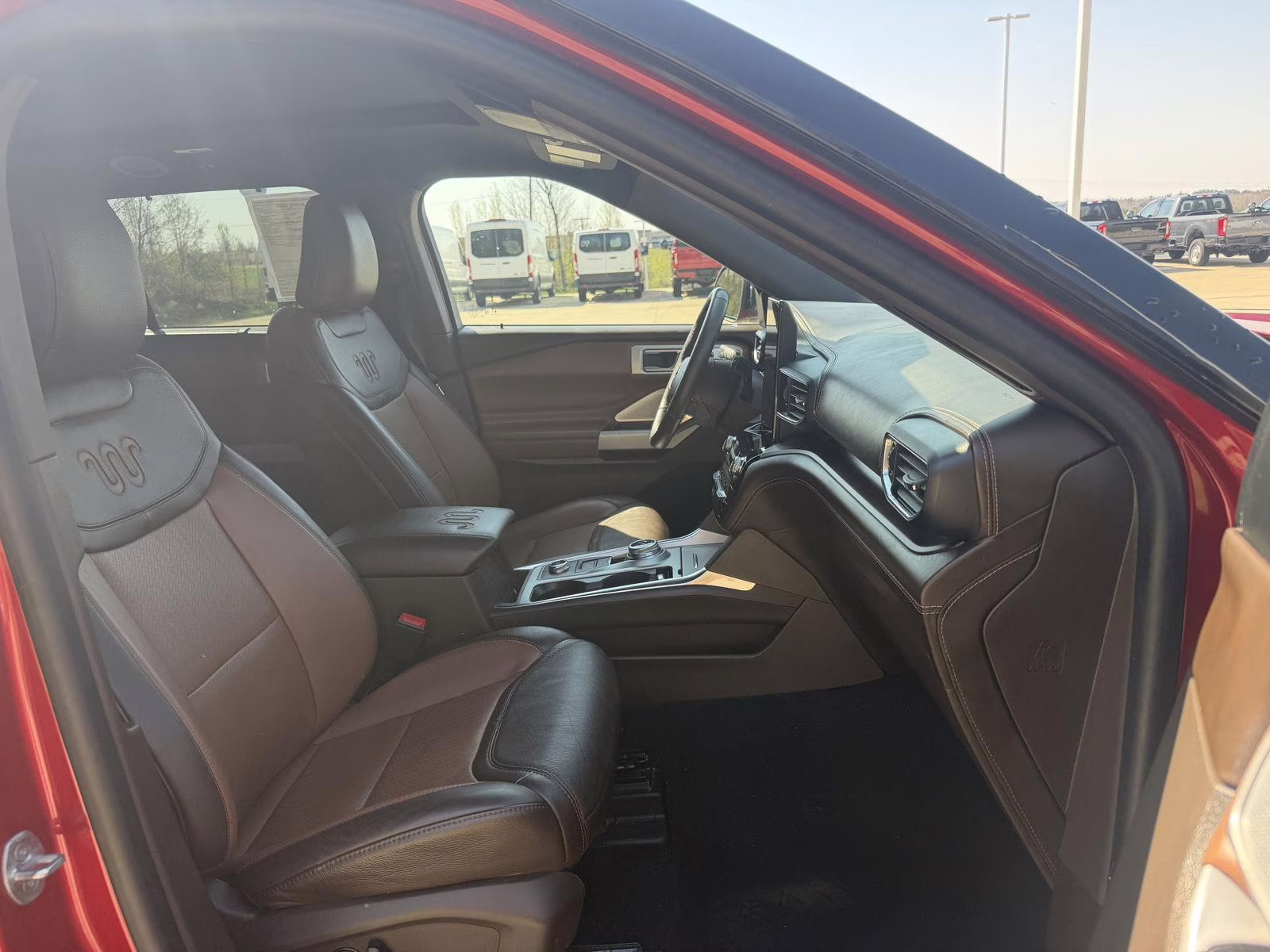 2023 Rapid Red Metallic Tinted Clearcoat Ford Explorer King Ranch 4X4 SUV