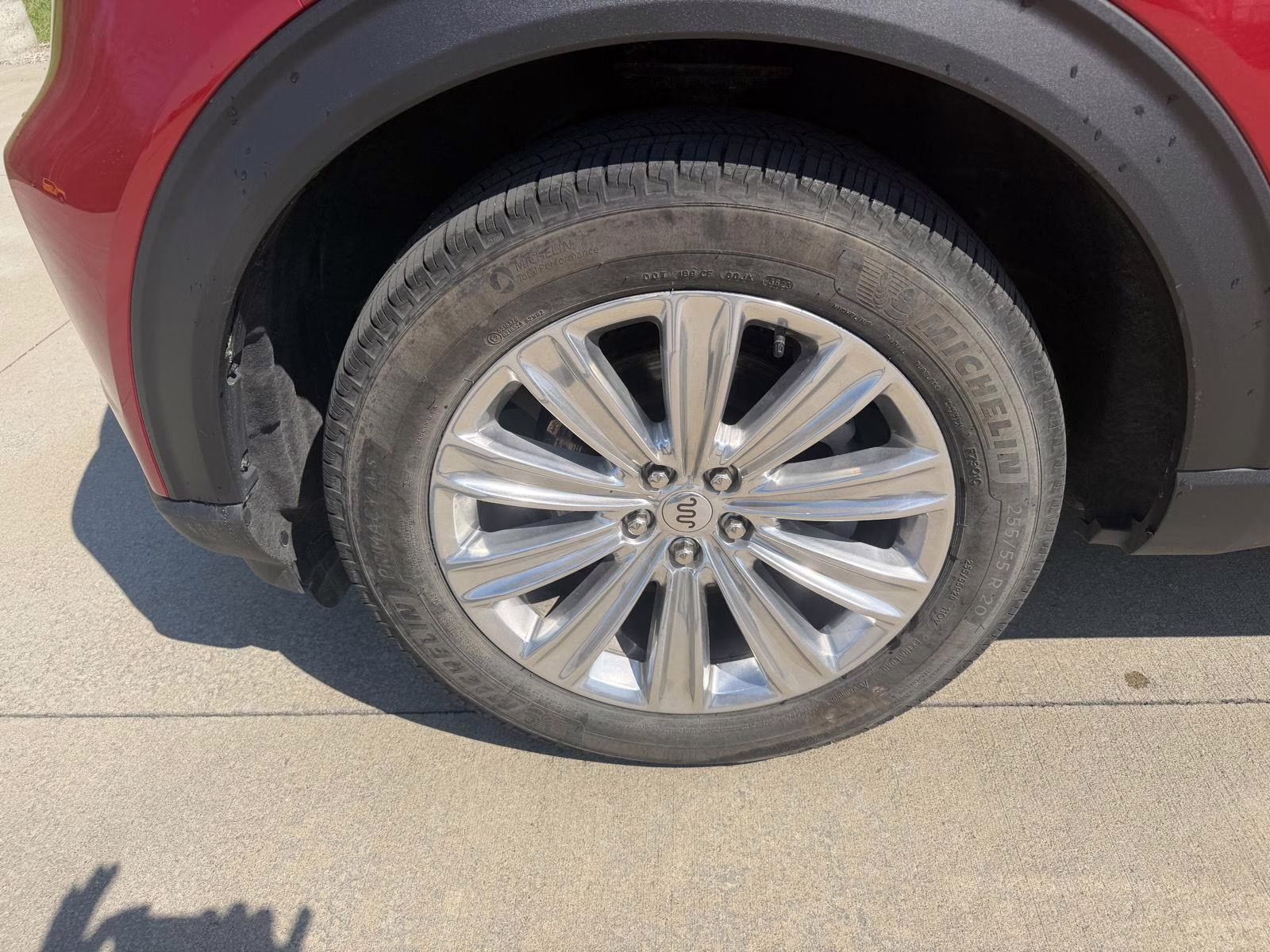 2023 Rapid Red Metallic Tinted Clearcoat Ford Explorer King Ranch 4X4 SUV