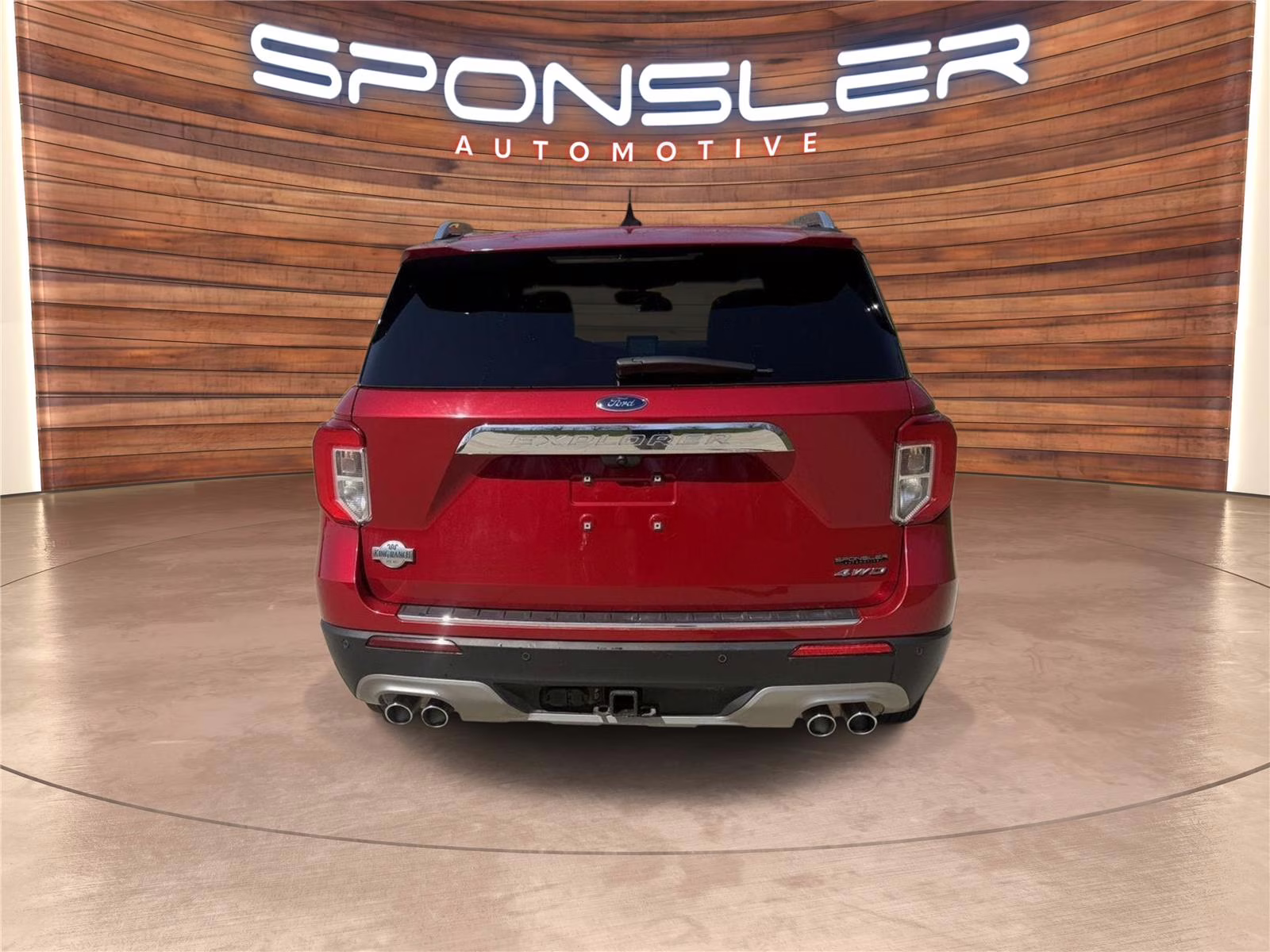 2023 Rapid Red Metallic Tinted Clearcoat Ford Explorer King Ranch 4X4 SUV