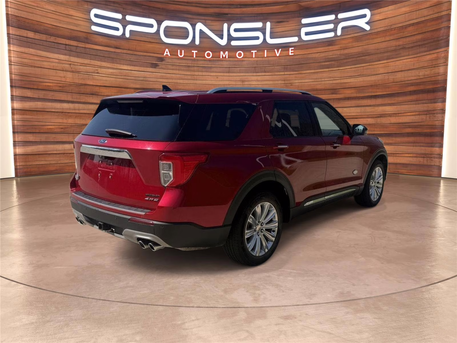 2023 Rapid Red Metallic Tinted Clearcoat Ford Explorer King Ranch 4X4 SUV
