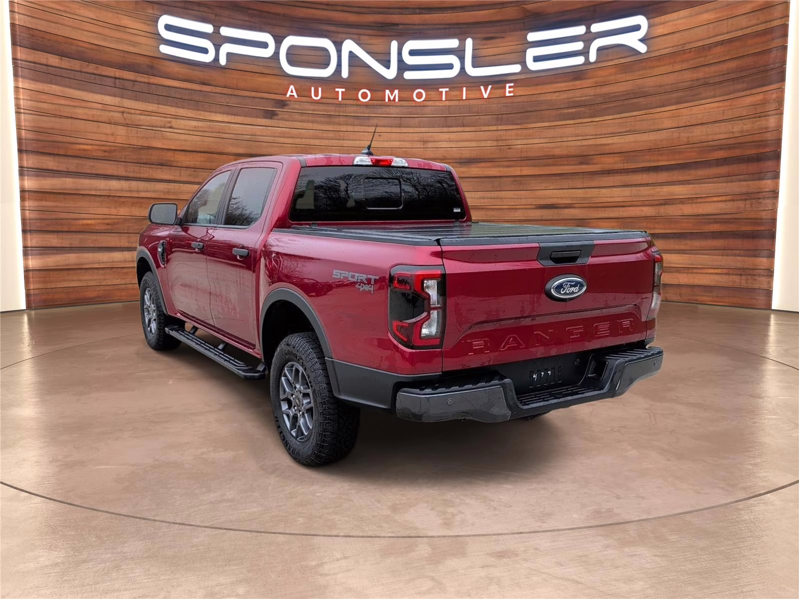 2025 Ruby Red Metallic Tinted Clearcoat Ford Ranger XLT 4X4 Truck