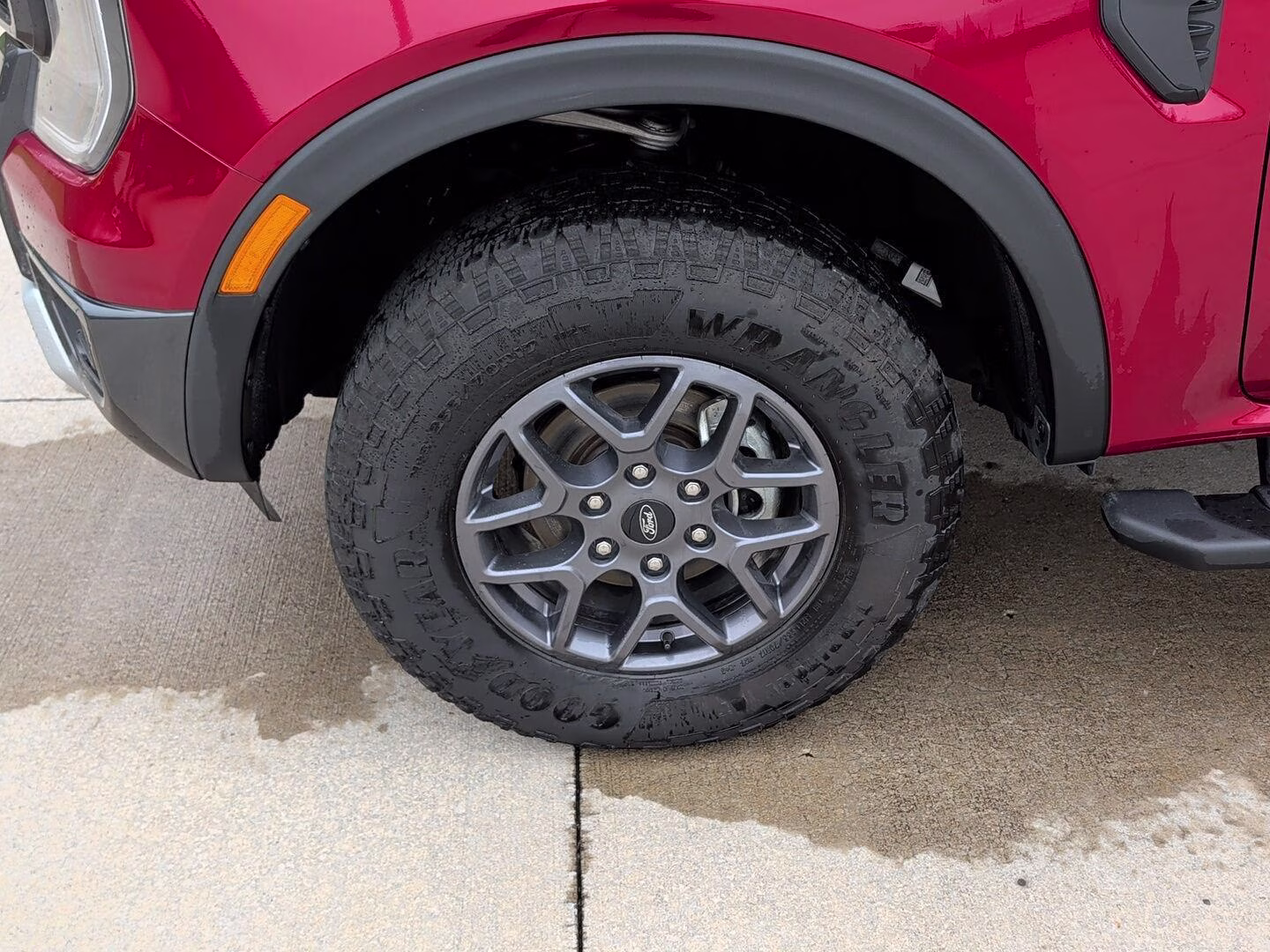 2025 Ruby Red Metallic Tinted Clearcoat Ford Ranger XLT 4X4 Truck