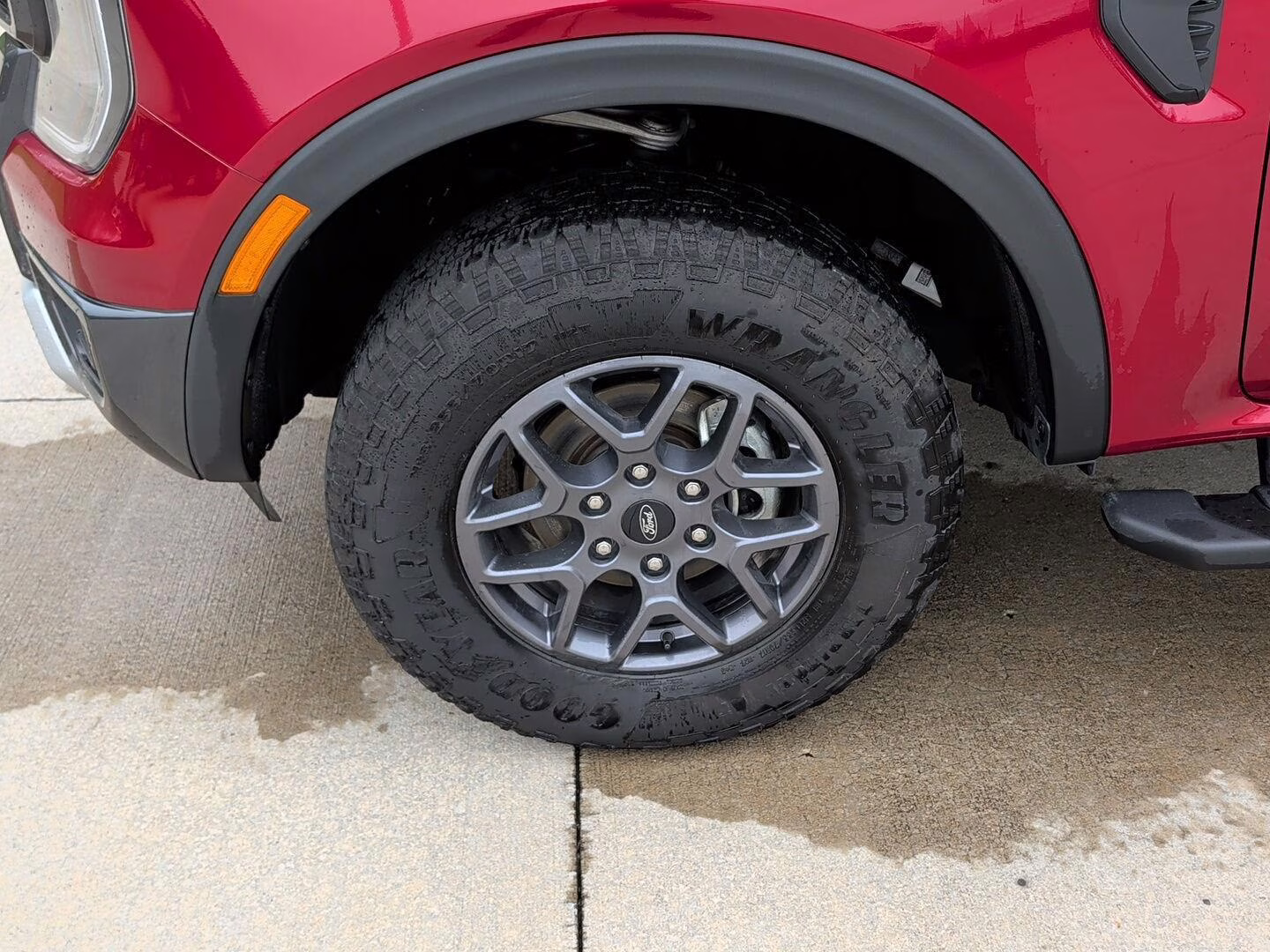 2025 Ruby Red Metallic Tinted Clearcoat Ford Ranger XLT 4X4 Truck