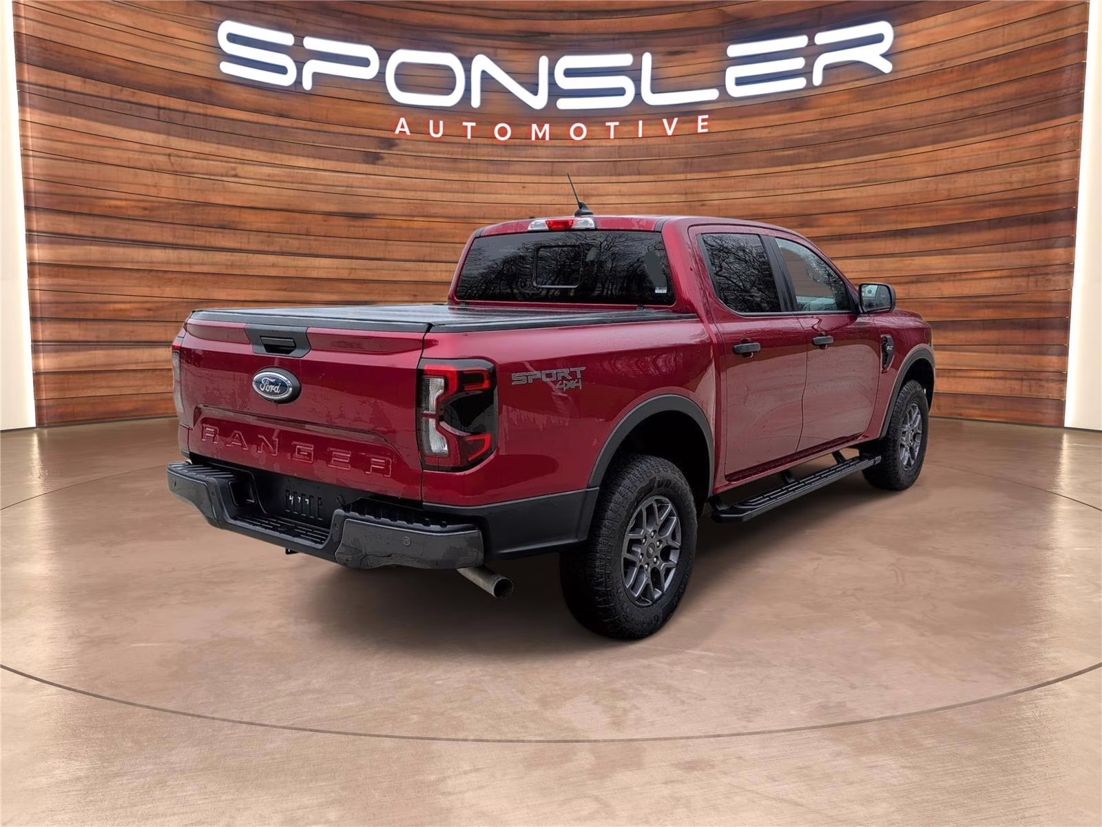 2025 Ruby Red Metallic Tinted Clearcoat Ford Ranger XLT 4X4 Truck