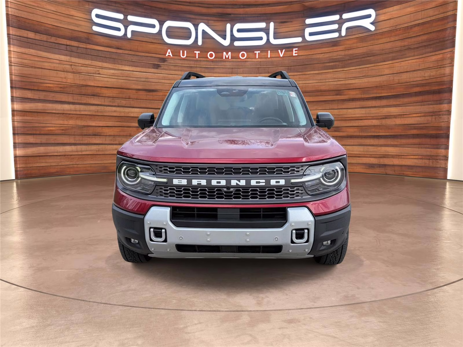 2025 Ruby Red Metallic Tinted Clearcoat Ford Bronco Sport Badlands 4X4 SUV