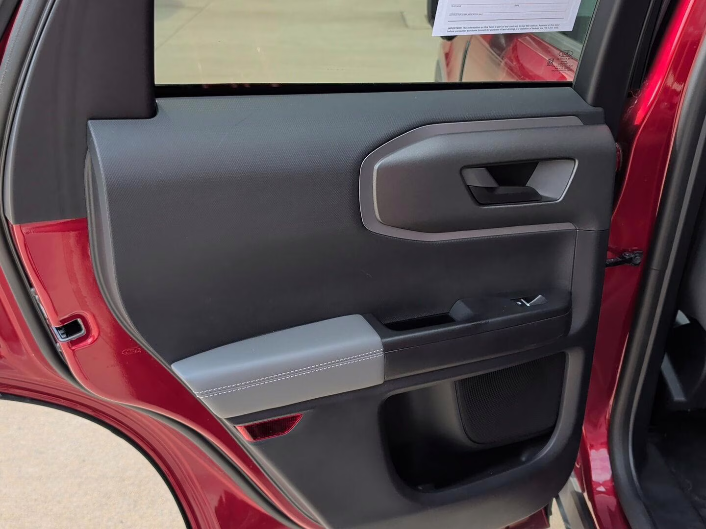 2025 Ruby Red Metallic Tinted Clearcoat Ford Bronco Sport Badlands 4X4 SUV