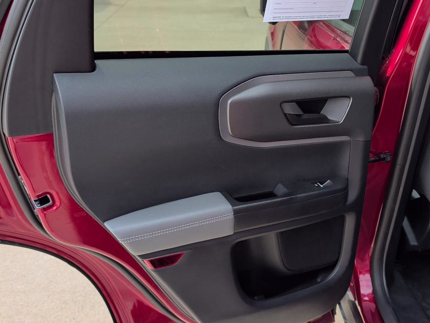 2025 Ruby Red Metallic Tinted Clearcoat Ford Bronco Sport Badlands 4X4 SUV