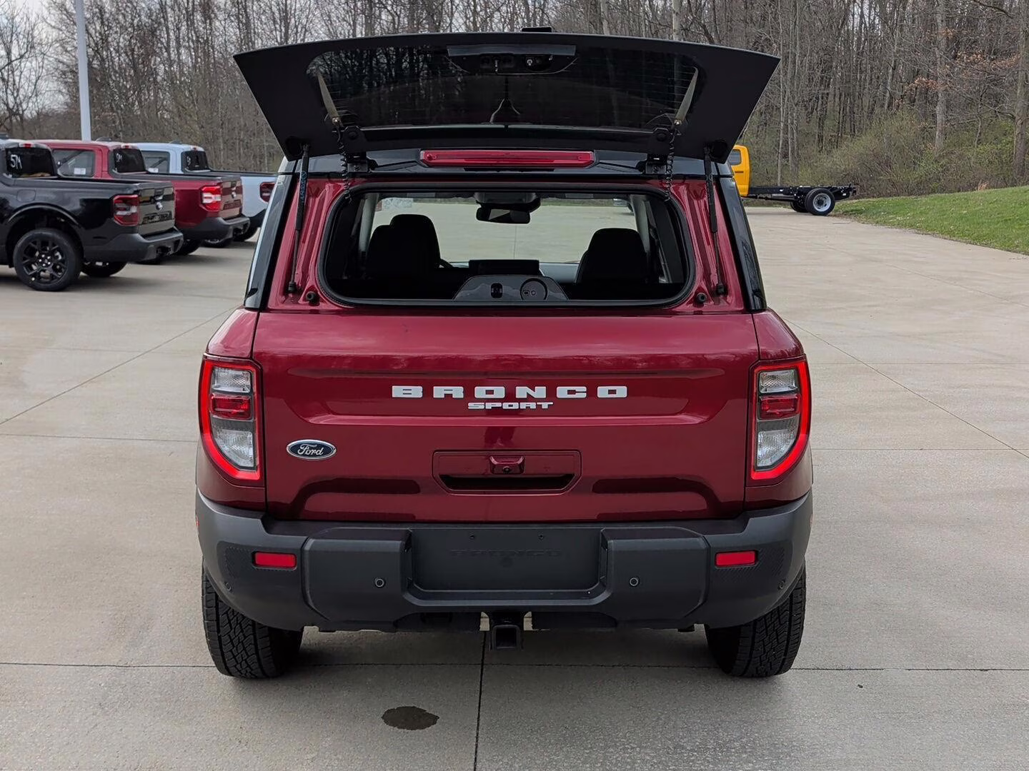 2025 Ruby Red Metallic Tinted Clearcoat Ford Bronco Sport Badlands 4X4 SUV