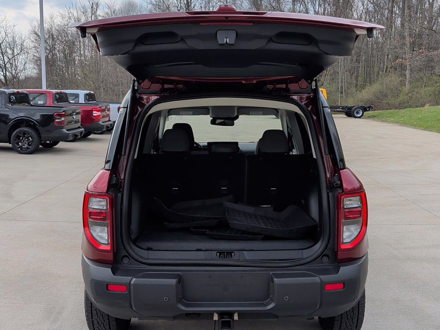 2025 Ruby Red Metallic Tinted Clearcoat Ford Bronco Sport Badlands 4X4 SUV