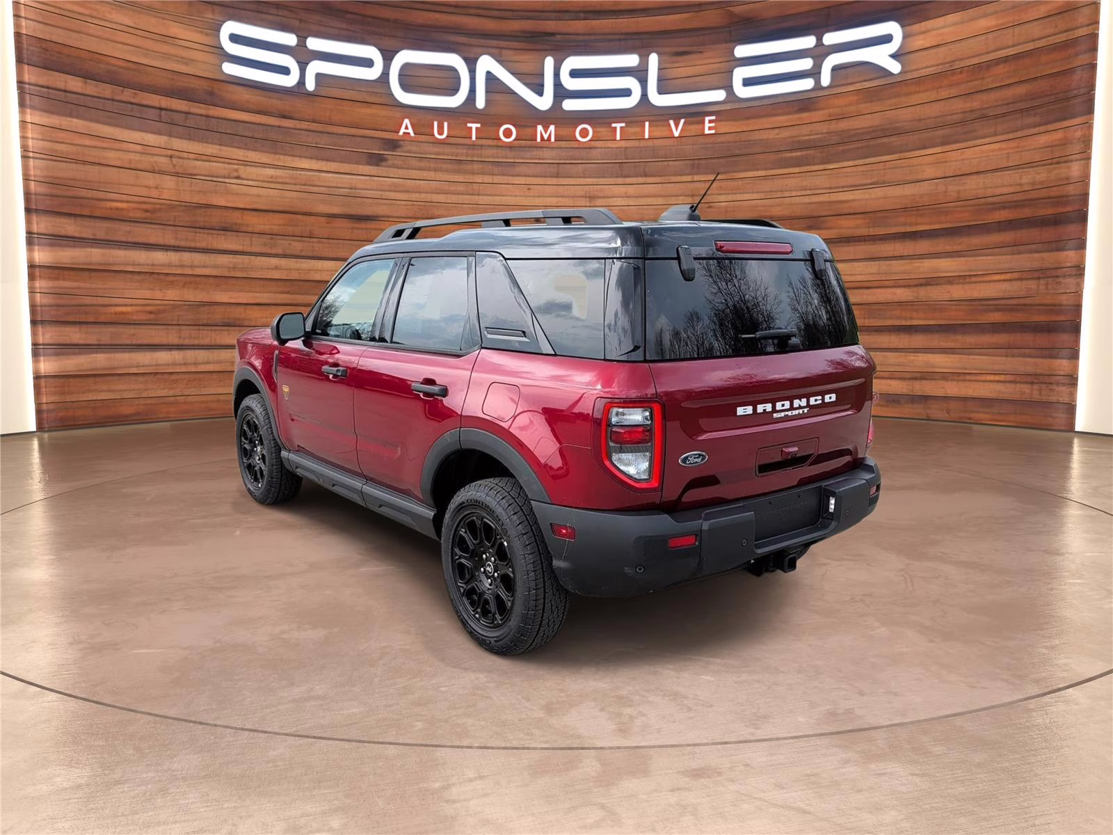 2025 Ruby Red Metallic Tinted Clearcoat Ford Bronco Sport Badlands 4X4 SUV