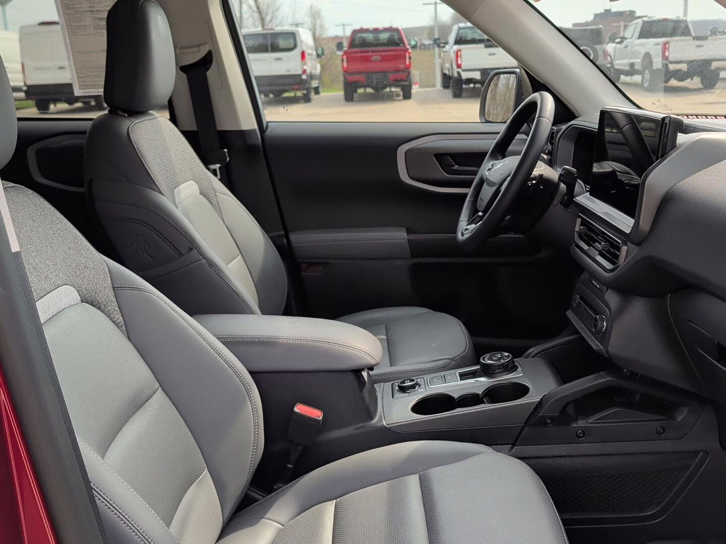 2025 Ruby Red Metallic Tinted Clearcoat Ford Bronco Sport Badlands 4X4 SUV