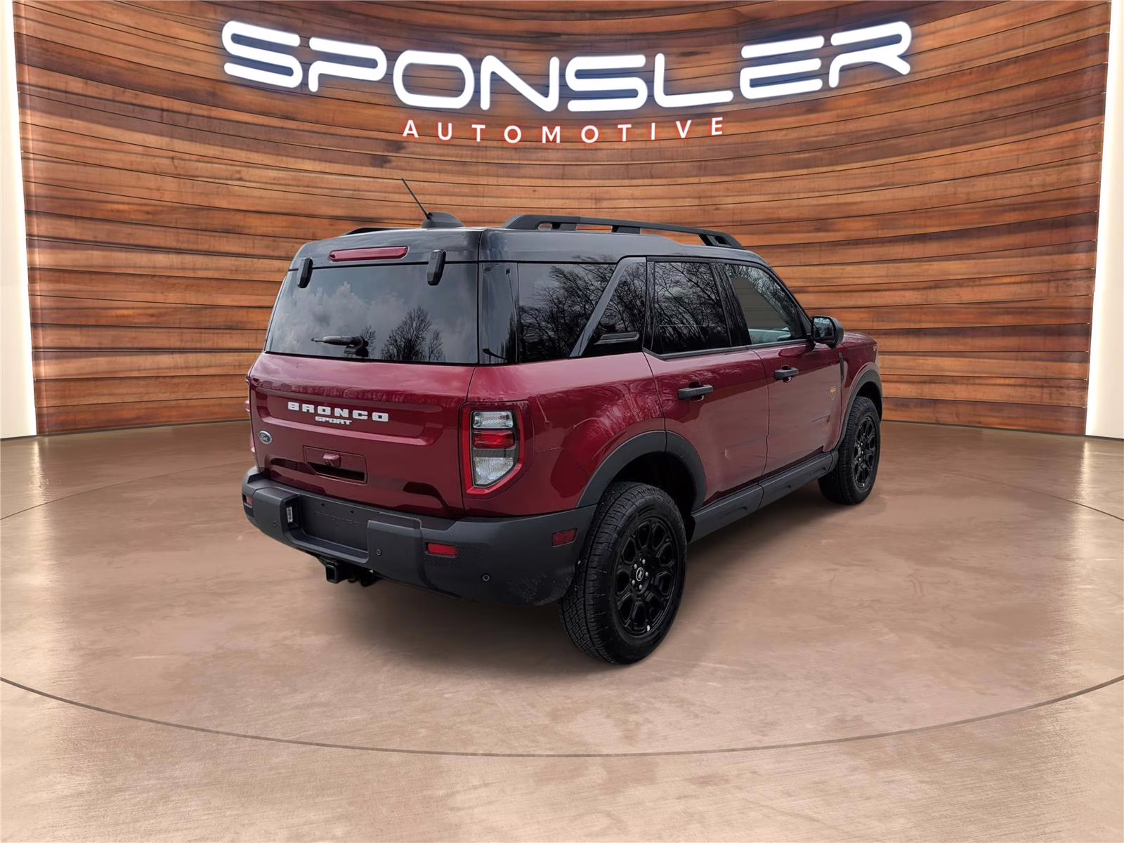 2025 Ruby Red Metallic Tinted Clearcoat Ford Bronco Sport Badlands 4X4 SUV