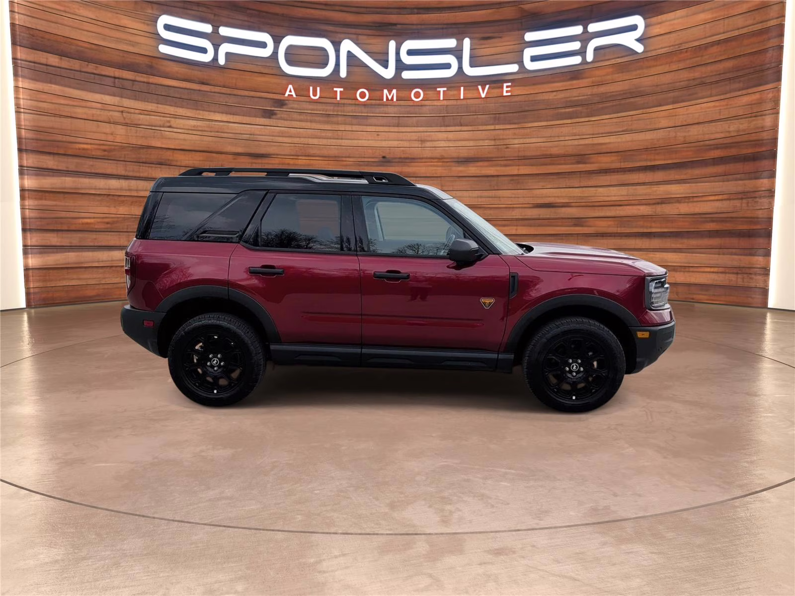 2025 Ruby Red Metallic Tinted Clearcoat Ford Bronco Sport Badlands 4X4 SUV