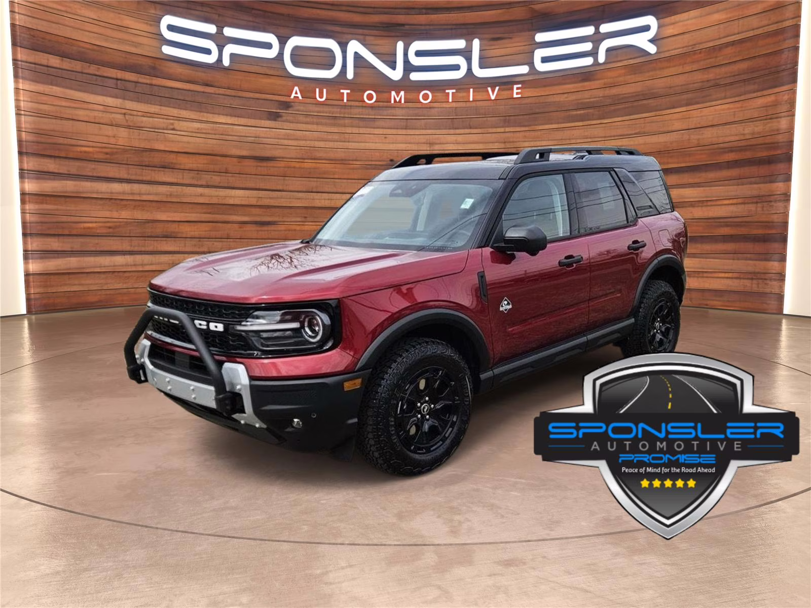 2026 Ruby Red Metallic Tinted Clearcoat Ford Bronco Sport Outer Banks 4X4 SUV