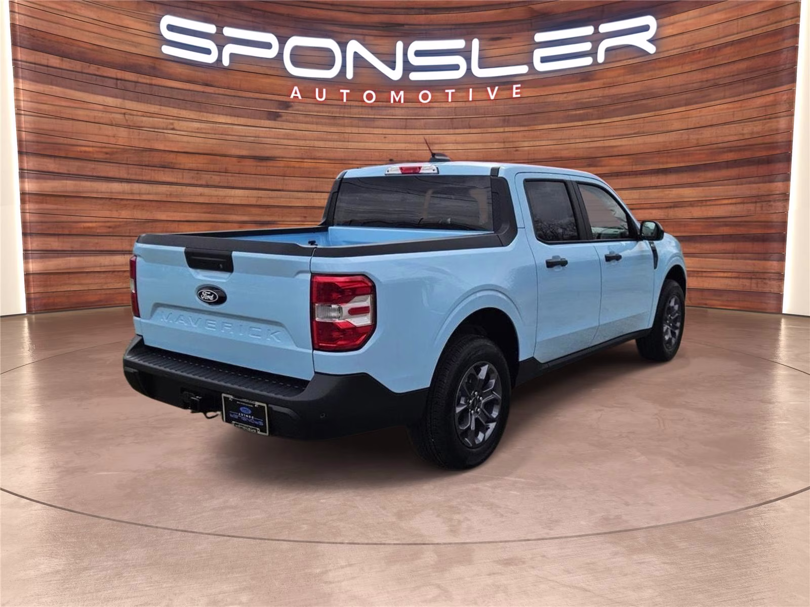 2026 Light Blue Ford Maverick XLT AWD Truck