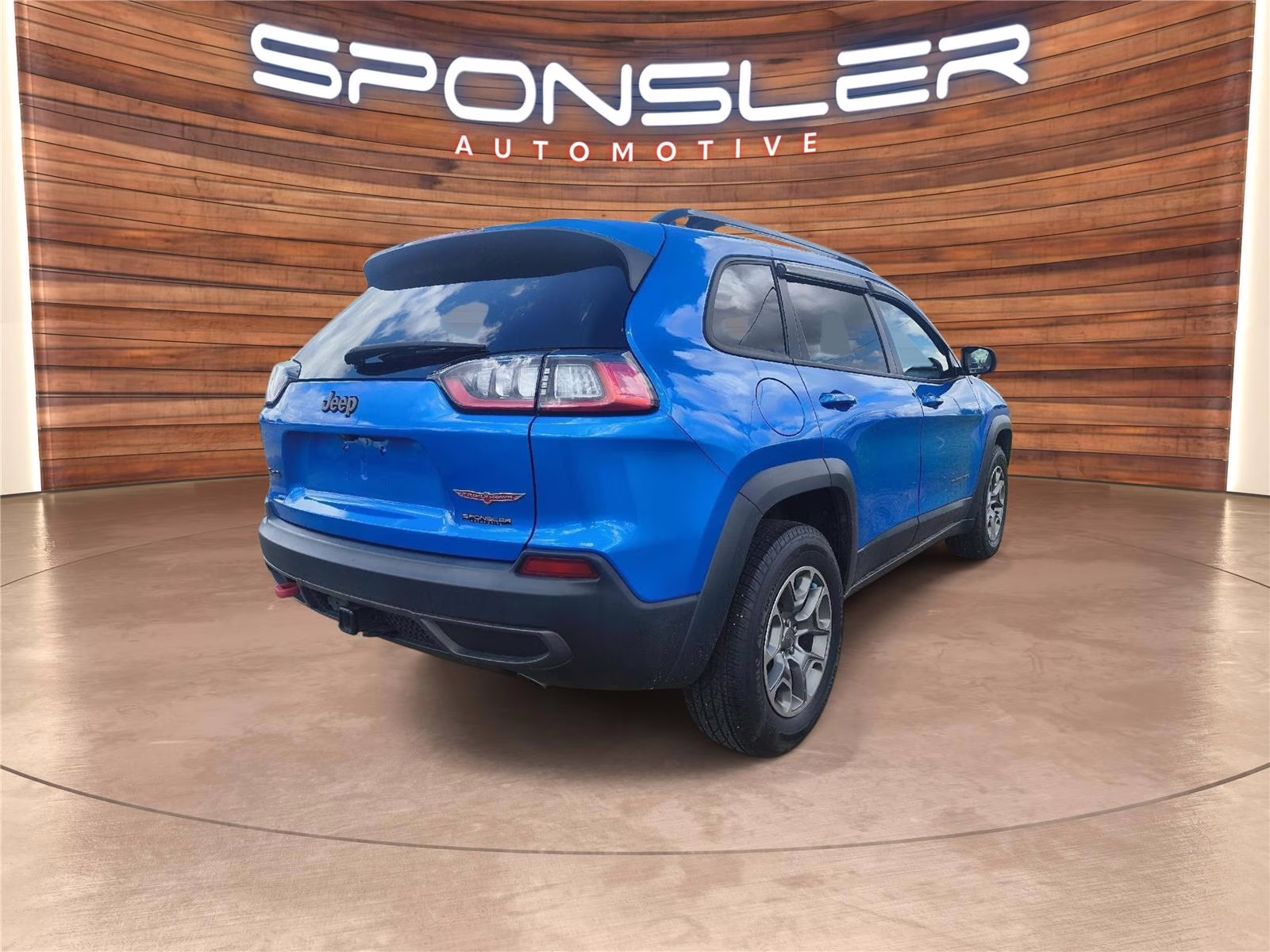 2022 Hydro Blue Pearlcoat Jeep Cherokee Trailhawk 4X4 SUV