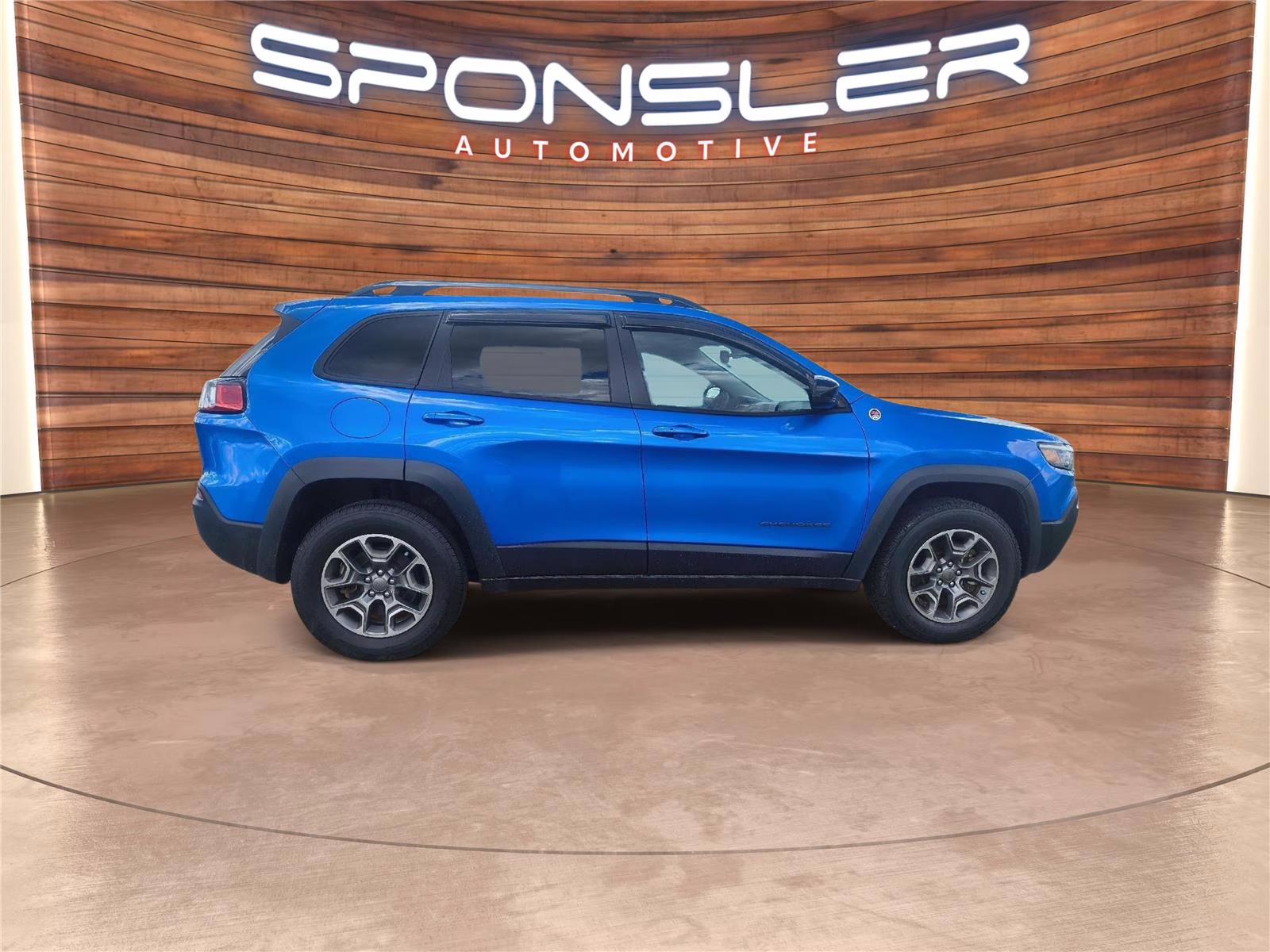 2022 Hydro Blue Pearlcoat Jeep Cherokee Trailhawk 4X4 SUV