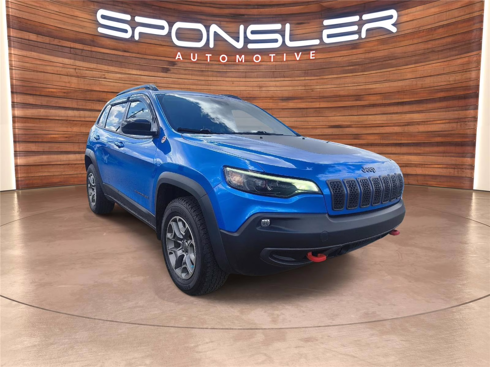 2022 Hydro Blue Pearlcoat Jeep Cherokee Trailhawk 4X4 SUV