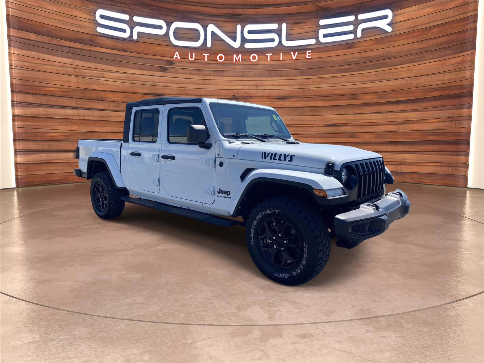2022 Bright White Clearcoat Jeep Gladiator Willys Sport 4X4 Truck