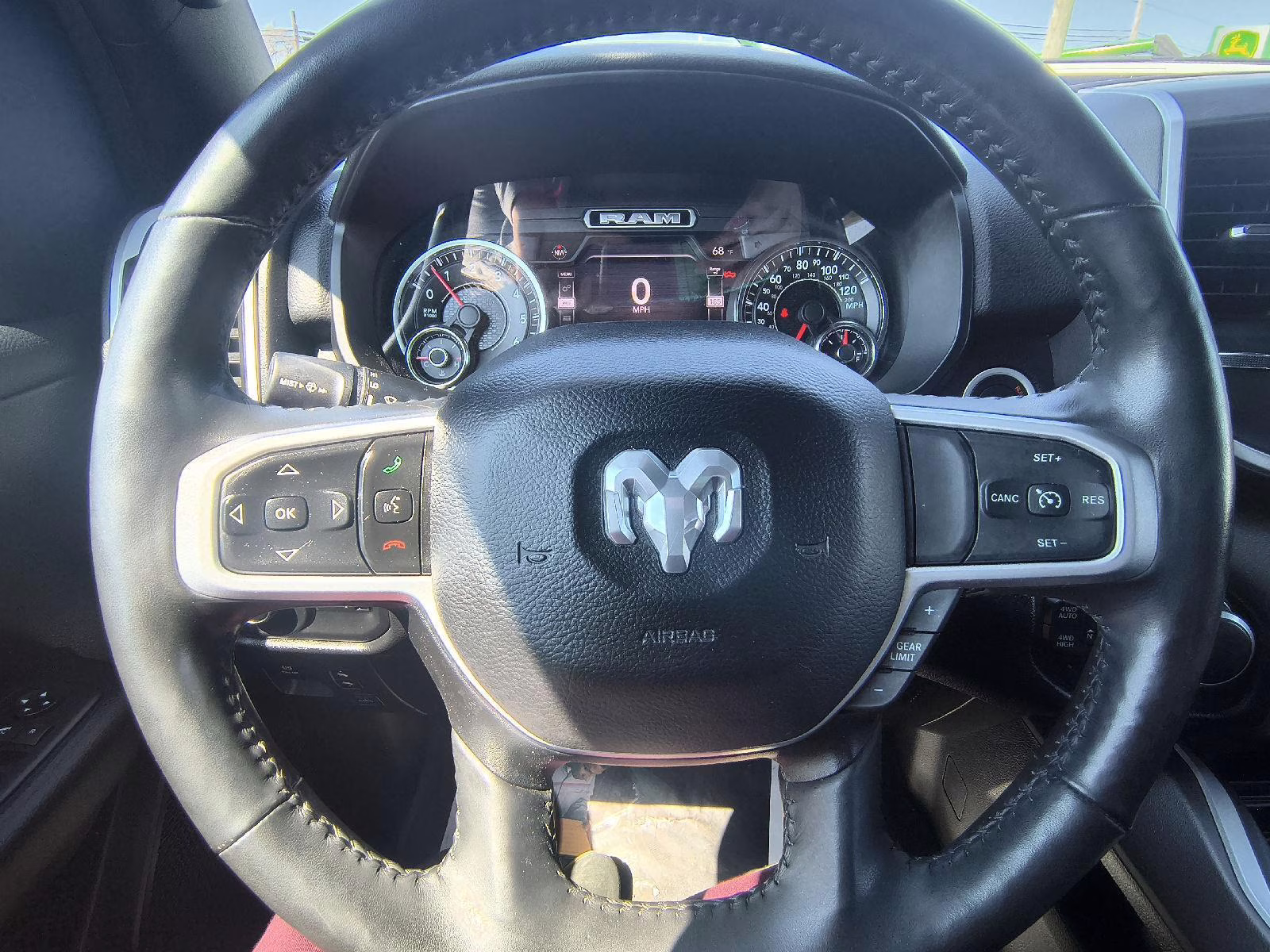 2020 Diamond Black Crystal Pearlcoat Ram 1500 Big Horn 4X4 Truck