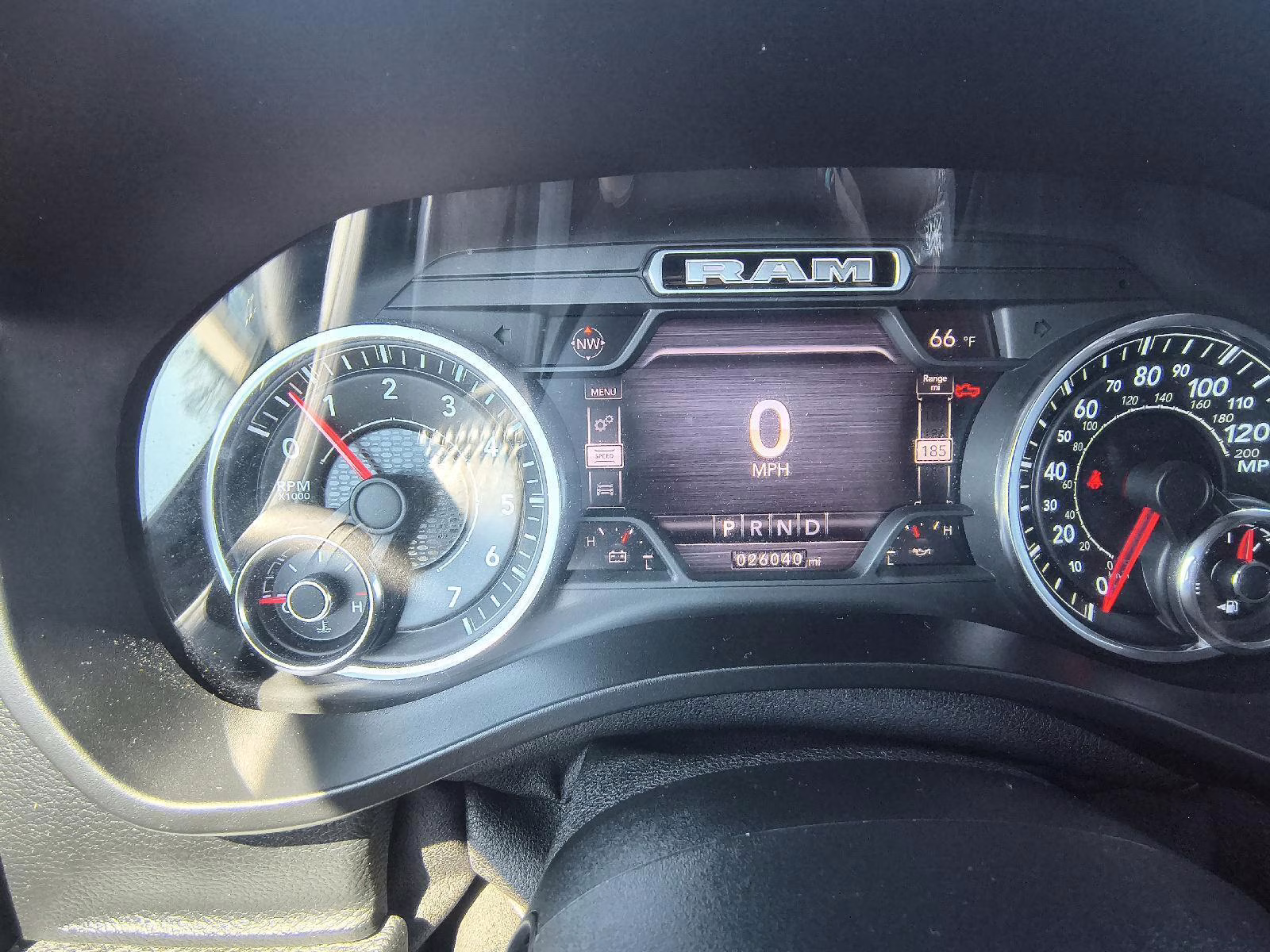 2020 Diamond Black Crystal Pearlcoat Ram 1500 Big Horn 4X4 Truck