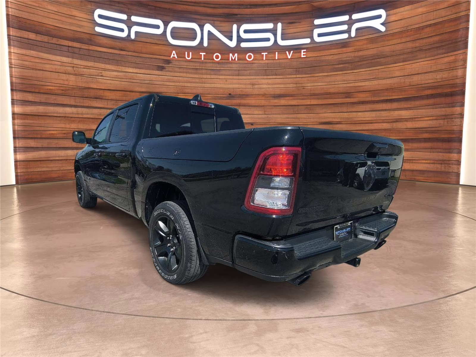 2020 Diamond Black Crystal Pearlcoat Ram 1500 Big Horn 4X4 Truck