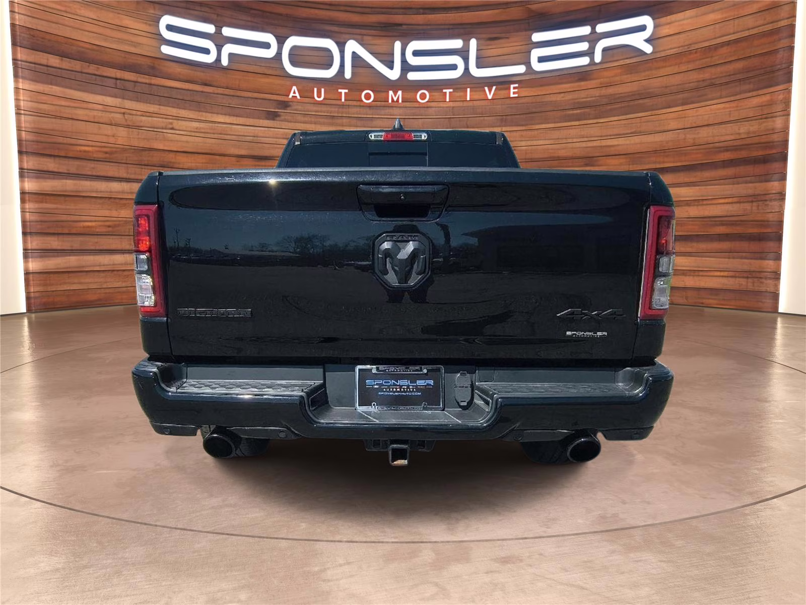 2020 Diamond Black Crystal Pearlcoat Ram 1500 Big Horn 4X4 Truck