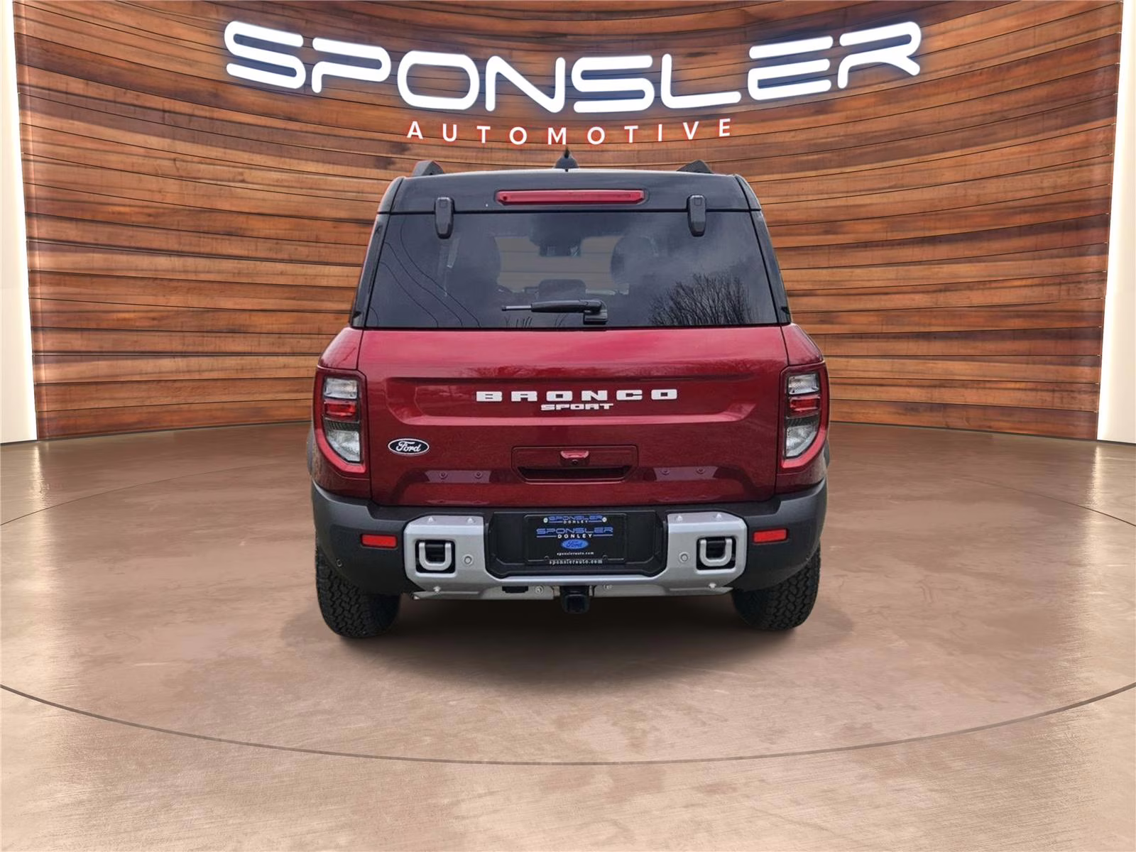 2026 Ruby Red Metallic Tinted Clearcoat Ford Bronco Sport Outer Banks 4X4 SUV