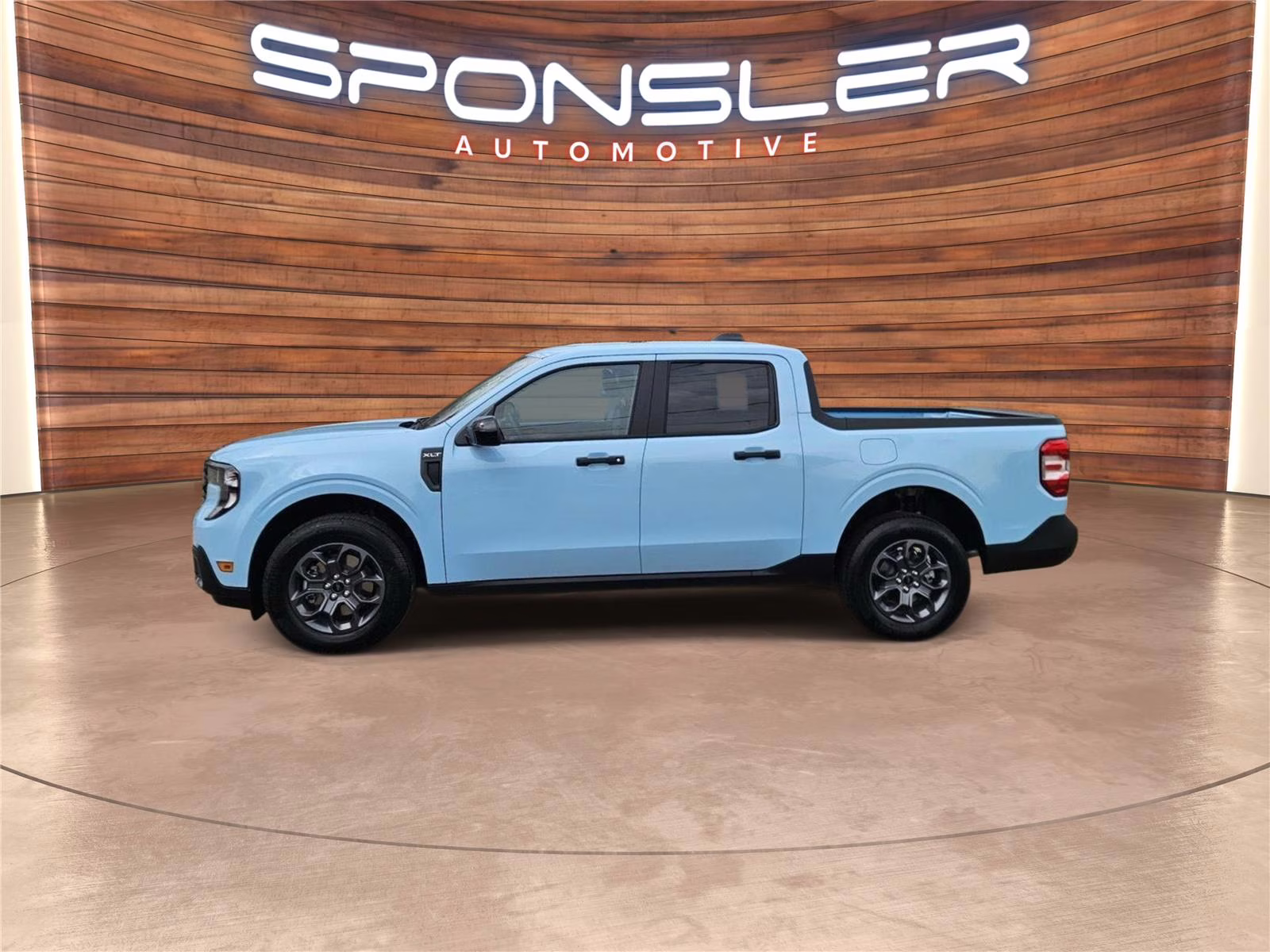 2026 Light Blue Ford Maverick XLT AWD Truck
