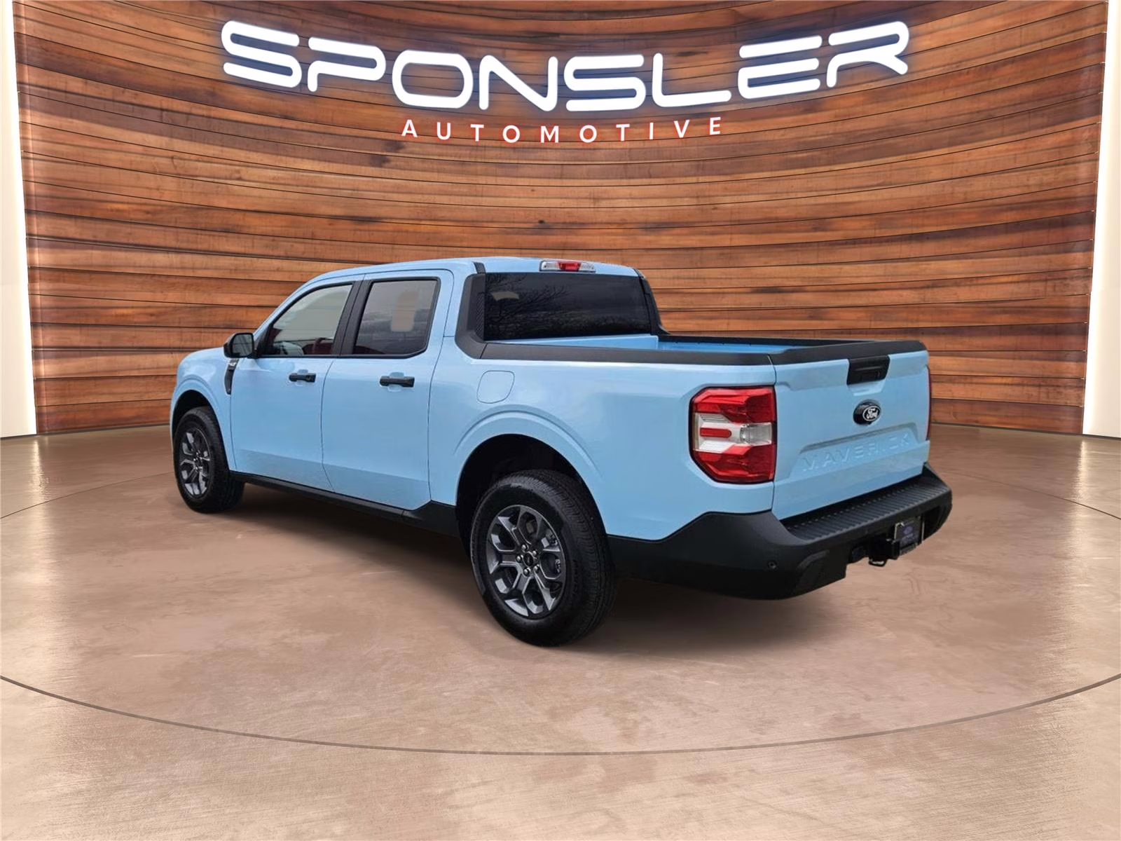 2026 Light Blue Ford Maverick XLT AWD Truck