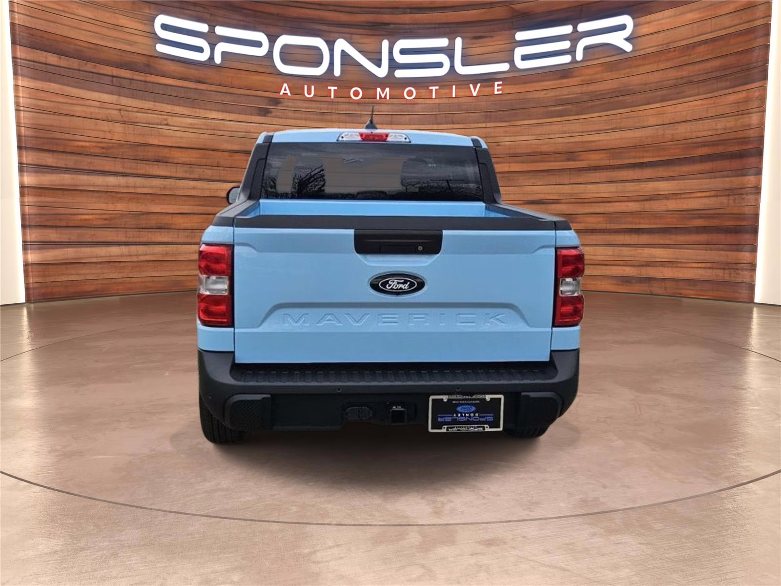 2026 Light Blue Ford Maverick XLT AWD Truck