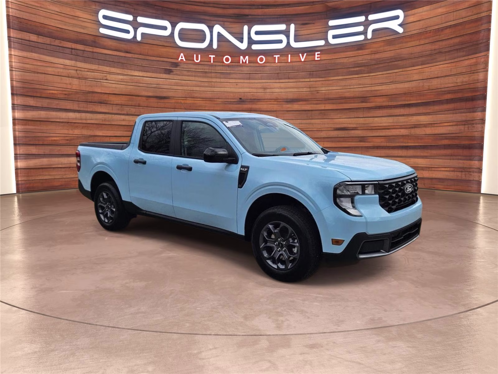 2026 Light Blue Ford Maverick XLT AWD Truck