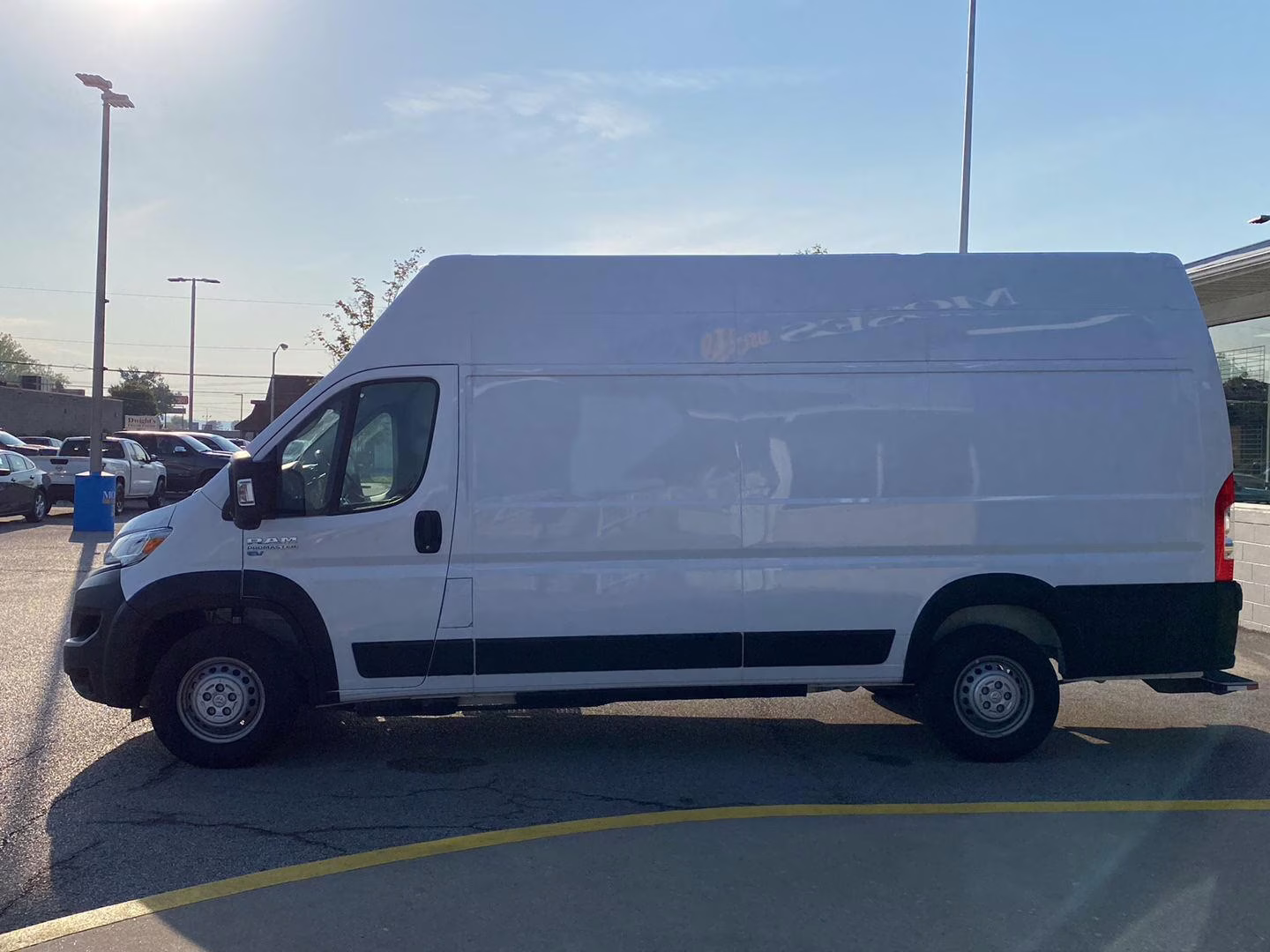 2024 Bright White Clearcoat Ram ProMaster Delivery Van BEV 3500 SUPER HIGH ROOF 159 FWD Van