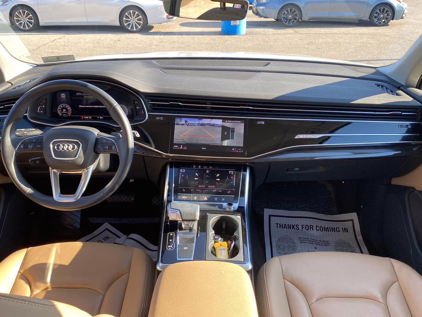 2023 Carrara White Audi Q7 Premium AWD SUV