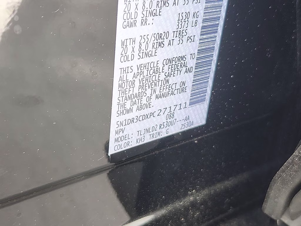 2023 Super Black Nissan Pathfinder SL 4X4 SUV