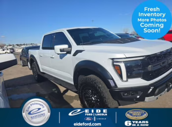 2025 Space White Metallic Ford F-150 Raptor 4X4 Truck