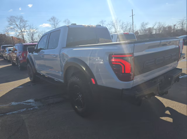 2025 Space White Metallic Ford F-150 Raptor 4X4 Truck