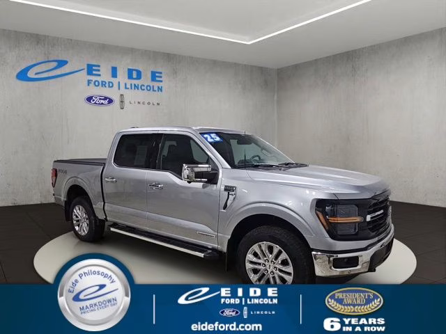 2025 Iconic Silver Metallic Ford F-150 XLT 4X4 Truck