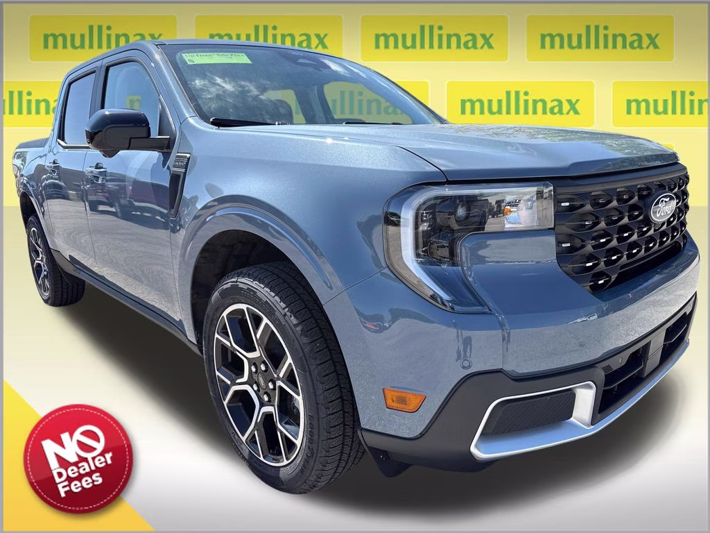 2026 Azure Gray Metallic Tri-Coat Ford Maverick Lariat AWD Truck