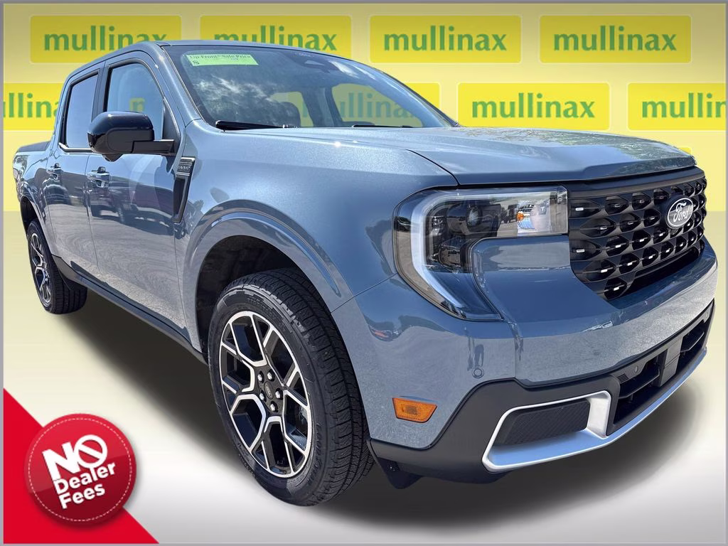 2026 Azure Gray Metallic Tri-Coat Ford Maverick Lariat AWD Truck