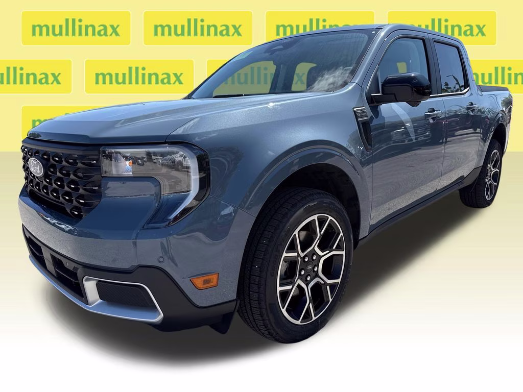 2026 Azure Gray Metallic Tri-Coat Ford Maverick Lariat AWD Truck