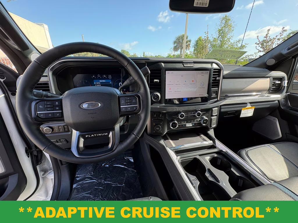 2026 White Metallic Ford Super Duty F-350 SRW Platinum 4X4 Truck