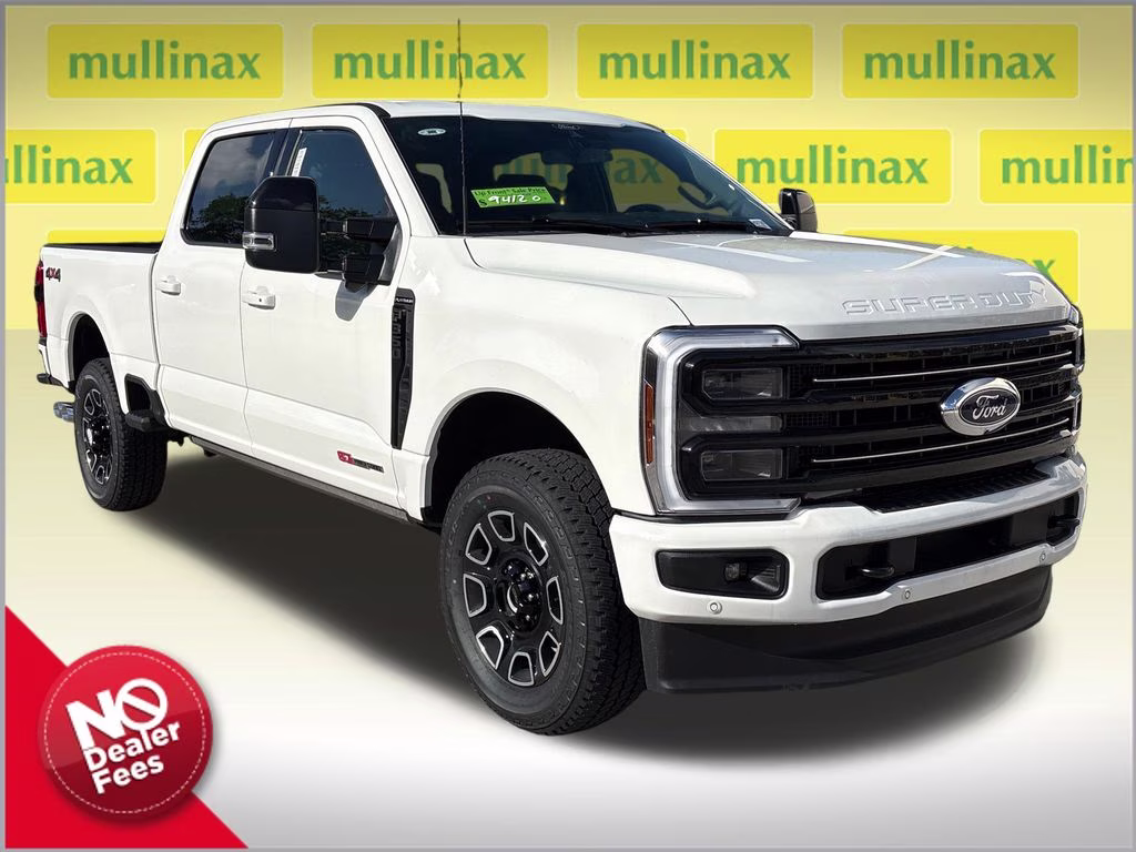 2026 White Metallic Ford Super Duty F-350 SRW Platinum 4X4 Truck