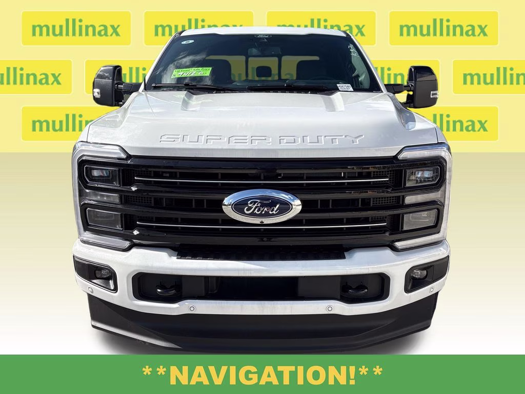 2026 White Metallic Ford Super Duty F-350 SRW Platinum 4X4 Truck