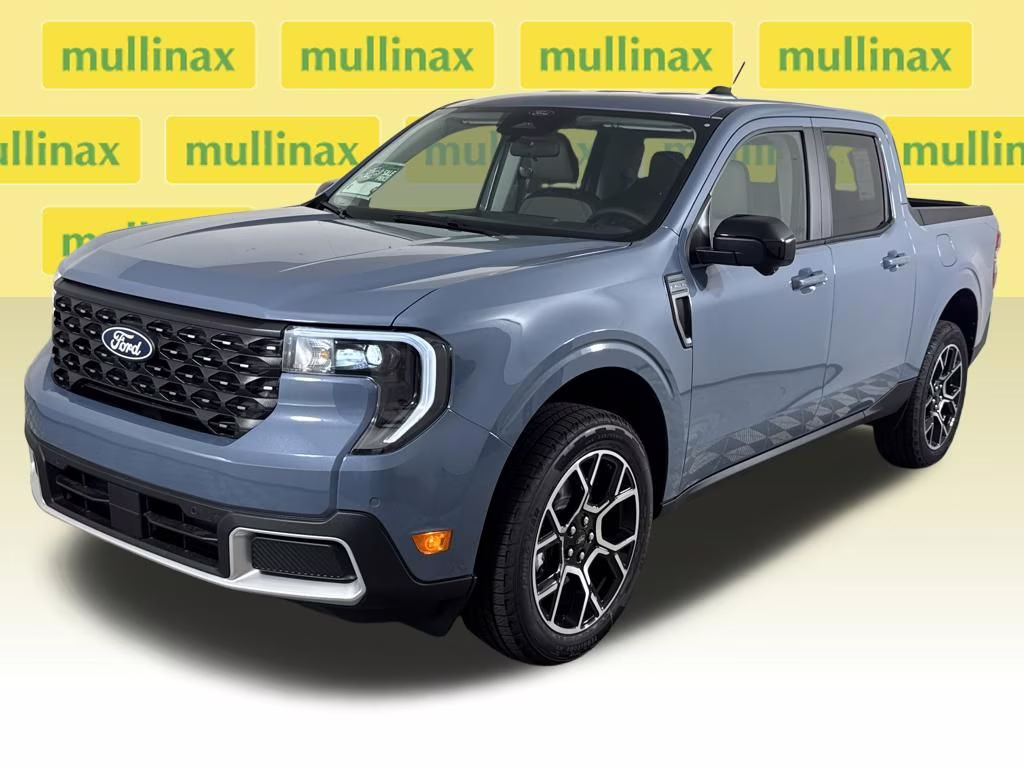 2026 Azure Gray Metallic Tri-Coat Ford Maverick Lariat AWD Truck