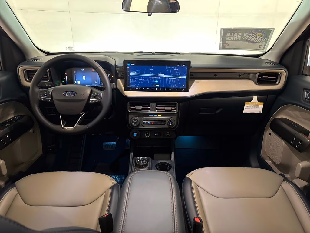 2026 Azure Gray Metallic Tri-Coat Ford Maverick Lariat AWD Truck