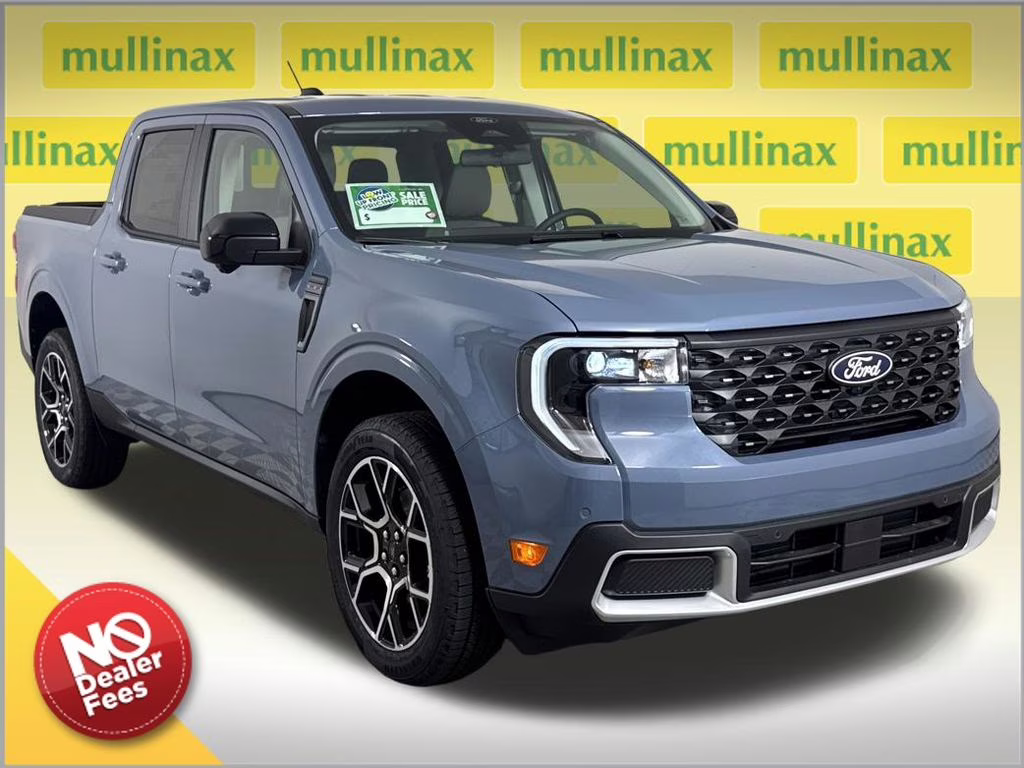 2026 Azure Gray Metallic Tri-Coat Ford Maverick Lariat AWD Truck