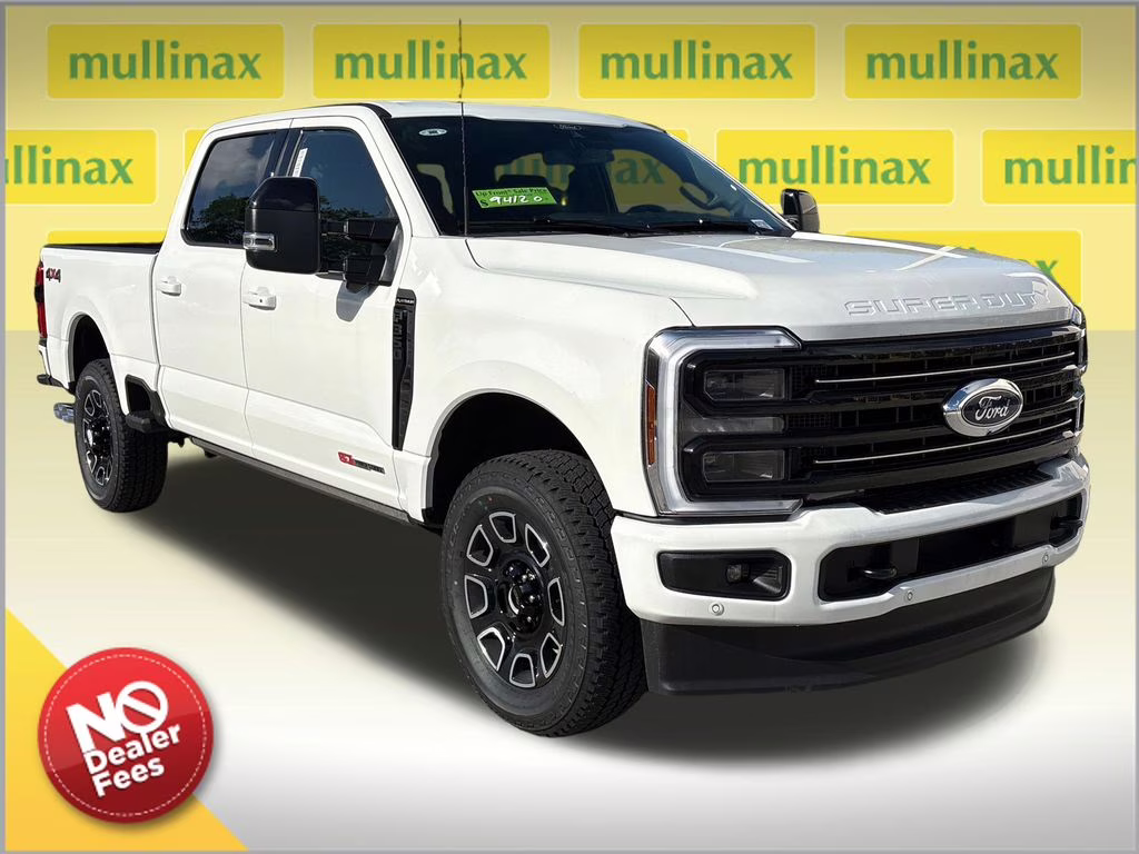 2026 White Metallic Ford Super Duty F-350 SRW Platinum 4X4 Truck